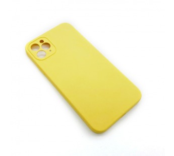 Чехол iPhone 11 Pro Max Silicone Case (Full Camera/No Logo) №14 Желтый#1619069