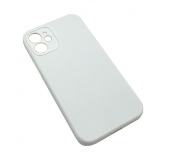 Чехол iPhone 12 Mini Silicone Case (Full Camera/No Logo) №02 Белый#1619589