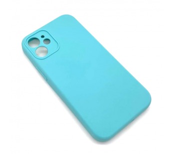 Чехол iPhone 12 Mini Silicone Case (Full Camera/No Logo) №03 Ледяное Синее Море#1619590