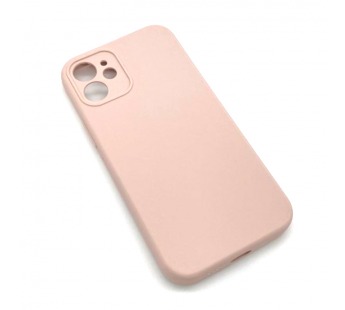 Чехол iPhone 12 Mini Silicone Case (Full Camera/No Logo) №04 Розовый Песок#1619591