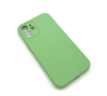 Чехол iPhone 12 Mini Silicone Case (Full Camera/No Logo) №16 Мятно-Зеленый#1619904