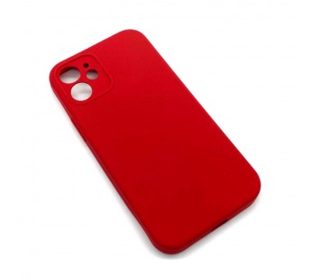 Чехол iPhone 12 Mini Silicone Case (Full Camera/No Logo) №19 Китайский Красный#1619911