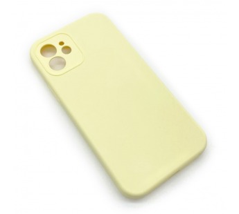 Чехол iPhone 12 Mini Silicone Case (Full Camera/No Logo) №24 Ароматный Крем#1619599