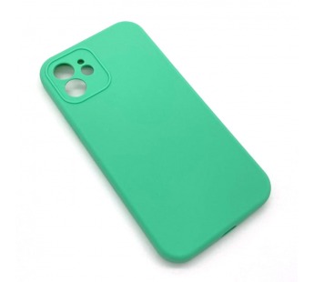 Чехол iPhone 12 Mini Silicone Case (Full Camera/No Logo) №25 Зеленый#1619597