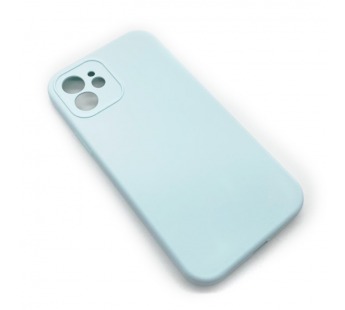 Чехол iPhone 12 Mini Silicone Case (Full Camera/No Logo) №26 Бриллиантово-Голубой#1619596