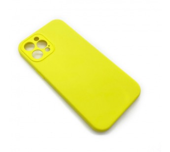 Чехол iPhone 12 Pro Max Silicone Case (Full Camera/No Logo) №09 Блестящий Желтый#1619060