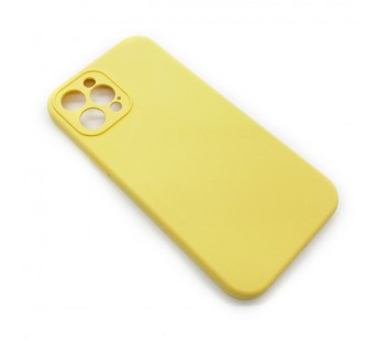 Чехол iPhone 12 Pro Max Silicone Case (Full Camera/No Logo) №14 Желтый#1619052