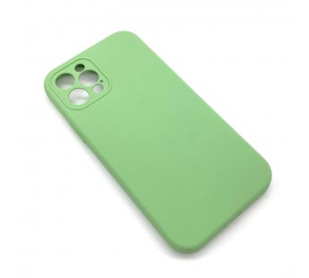 Чехол iPhone 12 Pro Max Silicone Case (Full Camera/No Logo) №16 Мятно-Зеленый#1619878