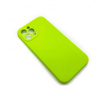 Чехол iPhone 12 Pro Max Silicone Case (Full Camera/No Logo) №21 Блестящий Зеленый#1619051