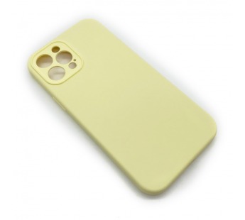 Чехол iPhone 12 Pro Max Silicone Case (Full Camera/No Logo) №24 Ароматный Крем#1619056