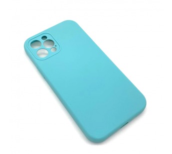 Чехол iPhone 12 Pro Silicone Case (Full Camera/No Logo) №03 Ледяное Синее Море#1619558