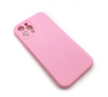 Чехол iPhone 12 Pro Silicone Case (Full Camera/No Logo) №07 Розовый#1619562