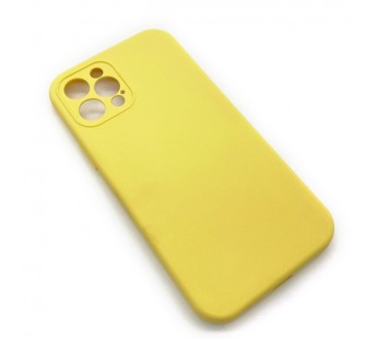 Чехол iPhone 12 Pro Silicone Case (Full Camera/No Logo) №14 Желтый#1619652