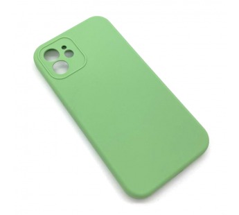 Чехол iPhone 12 Silicone Case (Full Camera/No Logo) №16 Мятно-Зеленый#1619842