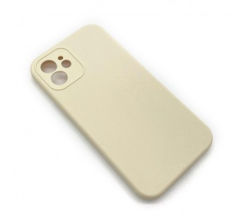 Чехол iPhone 12 Silicone Case (Full Camera/No Logo) №20 Античный Белый#1619827