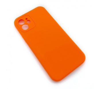 Чехол iPhone 12 Silicone Case (Full Camera/No Logo) №22 Абрикос Оранжевый#1619831