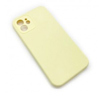 Чехол iPhone 12 Silicone Case (Full Camera/No Logo) №24 Ароматный Крем#1619819