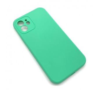 Чехол iPhone 12 Silicone Case (Full Camera/No Logo) №25 Зеленый#1619822