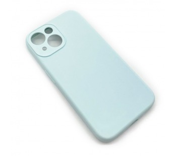 Чехол iPhone 13 Silicone Case (Full Camera/No Logo) №26 Бриллиантово-Голубой#1619517