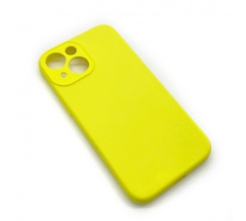 Чехол iPhone 13 Mini Silicone Case (Full Camera/No Logo) №09 Блестящий Желтый#1619455