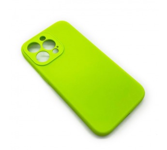 Чехол iPhone 13 Pro Silicone Case (Full Camera/No Logo) №21 Блестящий Зеленый#1619014