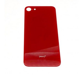 Задняя крышка iPhone SE (2020) (c увел. вырезом) Красная#1654886