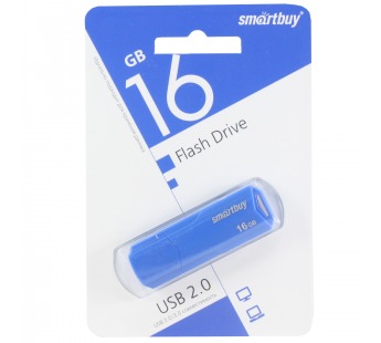 Флеш-накопитель USB 16GB Smart Buy Clue синий#1619338