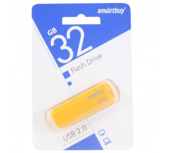 Флеш-накопитель USB 32GB Smart Buy Clue жёлтый#1619326