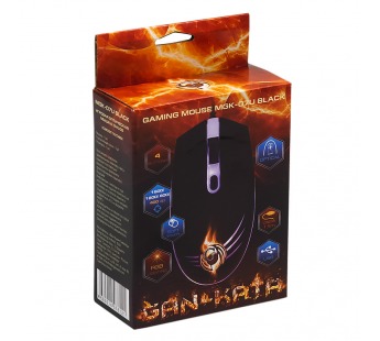 Мышь оптическая MGK-07U BLACK Dialog Gan-Kata - игровая, 4 кнопки + ролик , 7-ми цветная подсветка, USB, черная#1882607