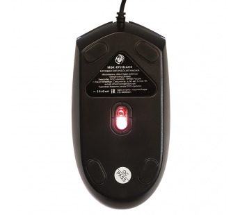 Мышь оптическая MGK-07U BLACK Dialog Gan-Kata - игровая, 4 кнопки + ролик , 7-ми цветная подсветка, USB, черная#1882606