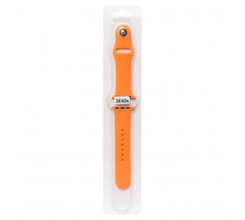 Ремешок - ApW03 для Apple Watch 38/40 mm Sport Band (S) (light orange)#1618568