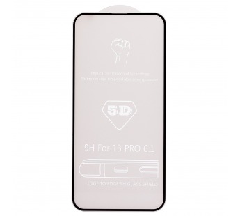 Защитное стекло Full Screen - 2,5D для "Apple iPhone 13/iPhone 13 Pro" (black)#1619414
