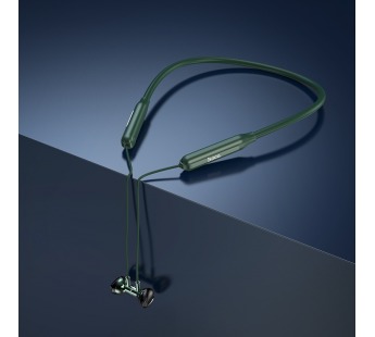 Наушники с микрофоном Bluetooth Hoco ES58 зеленые#1619511