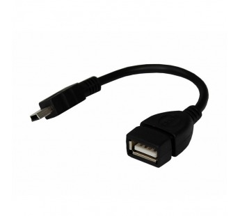 Шнур USB OTG (шт. mini USB - гн. USB А) 0.15м "Rexant"#1687986