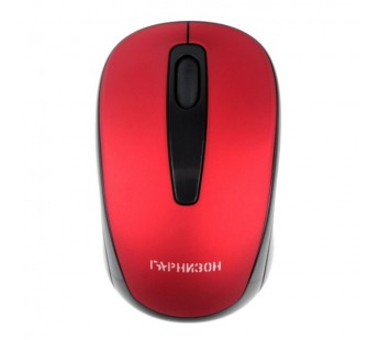 Мышь компьютерная беспроводная "Гарнизон" GMW-450-4, 2кн.+колесо кнопка, 1000DPI (красный)#1622604