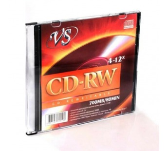 Диск CD-RW VS  4-12-x Slim/5#1895552