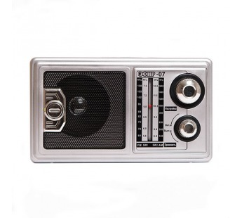 Радиоприёмник "Эфир" 07 (FM 64-108МГц R20*2шт., 220В)#2142639