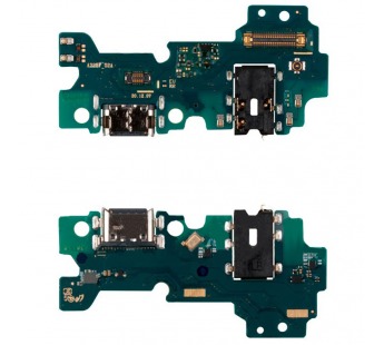 Шлейф для Samsung A325F (A32 4G) плата на системный разъем/разъем гарнитуры/микрофон - Премиум#2042861