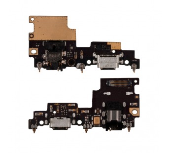 Шлейф для Xiaomi Mi A1/5X (MDG2) плата на системный разъем/разъем гарнитуры/микрофон - Премиум#1654332