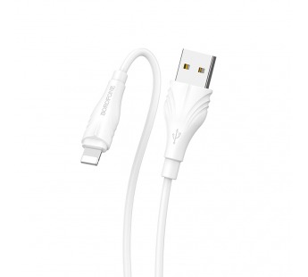 Кабель USB - Apple lightning Borofone BX18 Optimal, 300 см, (white)#1620434