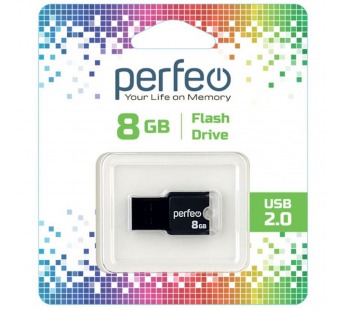 Perfeo USB  8GB M01 Black#1621376