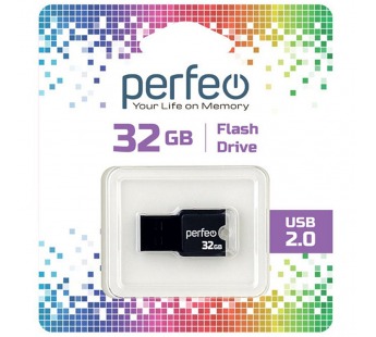 Perfeo USB 32GB M01 Black#1621370