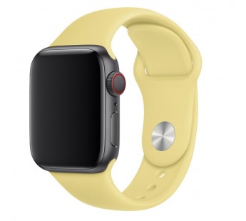 Ремешок - ApW для "Apple Watch 42/44/45/49  mm" Sport Band (L) (lemon cream) (79545)#1622524