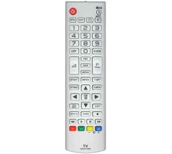 Пульт ДУ LG AKB73715639 LCD TV, белый#1922606