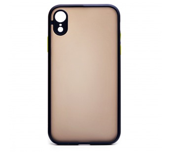 Чехол-накладка - PC041 для Apple iPhone XR (dark blue/black)#2086415