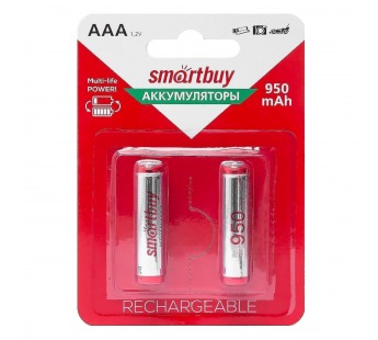 Аккумулятор AAA Smart Buy Ni-MH (950 mAh) (2-BL) (24/240) (115814)#1622485