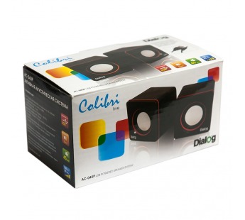 Компьютерная акустика Dialog Colibri AC-04UP (black/orange) (65672)#1623746
