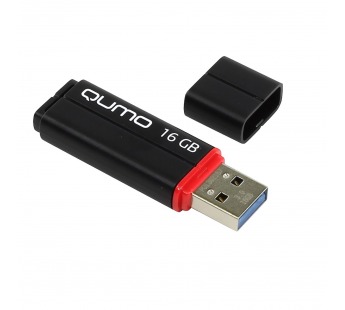 Флэш накопитель USB 16 Гб Qumo Speedster 3.0 (black) (69091)#1623771