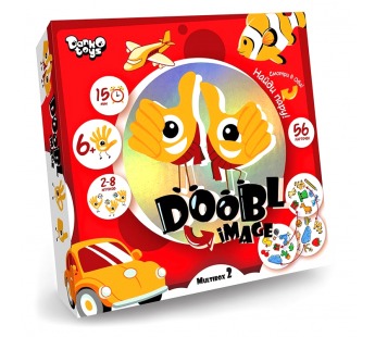 Игра настольная Двойная картинка серия Doobl Image DBI-01-02, шт#1628786
