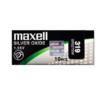 Элемент серебряно-цинковый Maxell 319, SR527SW (10) (100) (17393)#1636186
